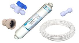 Universal Water Filter Fitting kit for American Fridge (Fitting + Hose + Filter)