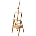 Mont Marte Signature Wooden Box Floor Easel, Holds canvases up to 35" in height.