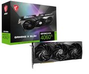 MSI GeForce RTX 4060 Ti GAMING X SLIM 8G Graphics Card - RTX 4060 Ti GPU, 8GB GDDR6 (18Gbps/128-bit), PCIe 4.0 - 2 x TORX Fan 4.0 - HDMI 2.1a, DisplayPort 1.4a