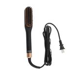 Electric Beard Straightening Comb, Heated Hair Brush with 3 Temperature Settings, 43 Teeth, PTC Technology, Portable, for Men