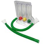 Sahyog Wellness Respiratory 3 Balls Lung Exerciser with 2 Tubes (Spirometer)