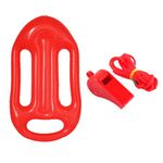 JNAWA Inflatable Life Saver and Whistles with Lanyard Inflatable Blow Up Fancy Dress Hen Party Decorations Toy for Lifeguard Self-Defense and Emergency