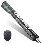 CHAMPKEY CT2 Pistol Golf Putter Grip | Lightweight and Comfortable Golf Grips | Advanced Texture Control and High Feedback Golf Putter Grips (Grey(Standard))
