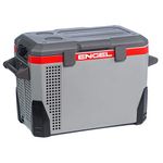 ENGEL USA MR040F-U1 Portable Dual Voltage Fridge/Freezer, Grey, 40 quart