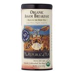 The Republic Of Tea Organic Assam Breakfast Tea, 50 Tea Bags, Premium Assam Black Tea, Certified Organic