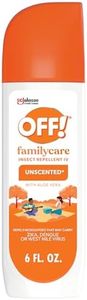 OFF! FamilyCare Insect & Mosquito Repellent Spritz, Unscented Bug spray with Aloe-Vera, 7% Deet, 6 oz