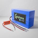 GRAPHENE 24 Volt 100AH Lithium Ferro Phosphate Battery, Solar Compatible, Back Up More Than Two 180AH Lead Acid Battery, Long Life Up to 20 Years, Works with Any Normal Inverter, 5 Years Warranty