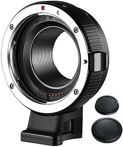 EF-EOS M Lens Adapter Auto-Focus Lens Converter Ring for EF/EF-S Lens to Canon EOS-M (EF-M Mount) Cameras EOS M M2 M3 M5 M6 M10 M50 M100