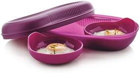 Tupperware Microwave Breakfast Maker Set in Rhubarb