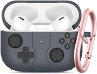 SMAIGE Compatible with AirPods Pro 2nd / 1st Generation Case Cover, Game Console Controller Design Case Soft Silicone Protective for AirPods Pro 2/1 Charging Case