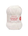 Sirdar Country Classic 4 Ply, White (950), 50g