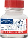 Winsor and Newton WN 1110702 Calligraphy Ink Bottle, 30 ml - White