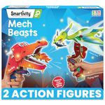 Smartivity 2in1 Animals I Dragon & Flying Dinosaur I Toys for Kids 6-12 Years Old | Birthday Gifts for Boys & Girls| DIY Science Toy for Kids 6,7,8,9,10,11,12 I STEM Educational Game