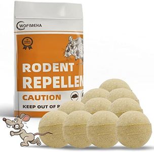 Rodent Repellent, Mouse Repellent Outdoor/Indoor, Rat Repellent Peppermint Oil for Rodent Control, Great Alternative to Ultrasonic, Mice Repellent, Keep Mice Away for House/Car/RV, 10 Pack