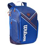 WILSON Super Tour Backpack RG 2022 Racket, Adults Unisex, Navy/ (Blue) One Size (WR8018301001), Navy/(Blue), One Size, Sport, Navy/(Blue), One Size, Sport