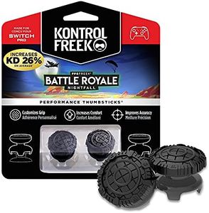 KontrolFreek FPS Freek Battle Royale Nightfall for Nintendo Switch Pro Controller | Performance Thumbsticks | 2 High-Rise Concave | Black