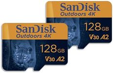 SanDisk 128GB 2-Pack Outdoors 4K mi