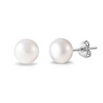 Philip Jones Silver Plated Freshwater Pearl Earrings