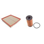 Blue Print ADN12242 Air Filter, pack of one & ADN12127 Oil Filter with seal ring, pack of one