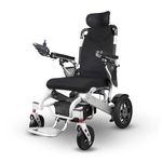 Alton Mobility - SHAWK Reclining Foldable Lightweight Electric Wheelchair 500W Motor330 lbs 13 miles-Grey