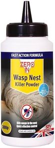 Zero In Wasp Nest Control Powder 300g – Kills Wasps at the Nest, Indoor & Outdoor Use, Accurate Puffer Applicator