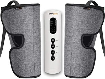 SHINE WELL Leg Massager for Circulation, Leg Compression Massager for Calf Foot and Arms, Calf Massager with 3 Modes 3 Intensities 2 Timing, Helpful for Restless Legs Syndrome Relief, Pain Relief