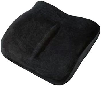ObusForme Sit-Back Cushion – Seat Cushion and Posture Support, Contoured Ergonomic Design for Soothing Relief, Memory Foam Lumbar Support Pillow for Office Chairs and More