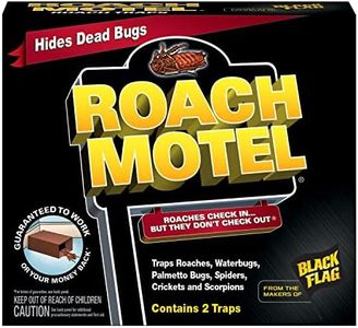Black Flag Roach Motel Insect Trap, 12-Pack