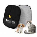 Petarchi Pet Hair Removal Glove Washable, Eco-Friendly, Reusable Gentle Massage, Electrostatic Grooming Mitt for Dogs & Cats, Fur Remover for Sofa, Clothes, Carpets, Car Seats