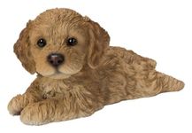 Vivid Arts Laying Puppy Pet Pals (Brown Cockapoo)