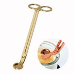 AimtoHome Candle Wick Trimmer Candle Wick Clipper Wick Cutter Scissor, Gold