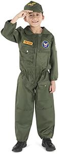 Dress Up America Kids Air Force Pilot Costume