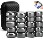 Fidget Toys Magnet Stress Relief Large DIY Fridge Magnetic Stones Science Kit, Magnets Cube Block for Adult, Refrigerator Magnet Blocks Puzzle Desk Toy for Men Gift (18 PCS)