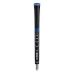 Lamkin Sonar + Golf Grips, Swinging Grips, with Lamkin's Fingerprint and Genesis Technology, Black/Blue