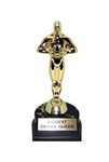 aahs!! Engraving Graduation Superlatives Trophies-7" H x 3.5" L x 3" W (Biggest Drama Queen)