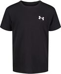 Under Armour Boys' Elite Short Sleeve T-Shirt, Stylish Crew Neckline & Fuller Cut for Complete Comfort, Black SP22, 5