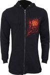 Spiral - Burnt Rose - Ladies Fish Tail Full Zip Hoody - Zip Sleeve - XL