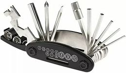 Leosportz Acrylonitrile Butadiene Styrene Bike Multi Tool - 12 In 1 Multitool For Cycle | Protable Mechanical Repair Tools | Sloted Scredriver, Hex Key, Trox, Philips Screwdriver (Cycle Tool Kit)