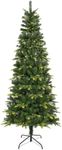 Uten 7.5ft Slim Christmas Tree, wit