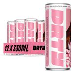 DRTY Vodka Seltzer | Raspberry Rosé | Vodka + Sparkling Water + Raspberry Flavour | 93 kcal | 4% ABV | 12 x 330ml Can Pack