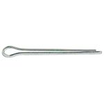 Merriway BH03497 (10 Pcs) 50 x 4 mm (2 Inch x 5/32 Inch) BZP Split Cotter Pin - Pack of 10 Pieces, Bright Zinc Plated