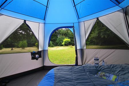Coleman Octagon 6-8 Person Dome Tent – Waterproof Family Camping Shelter