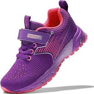 UBFEN Kids Sneakers for Boys Girls Tennis Shoes for Running Sports Walking Gym Athletics