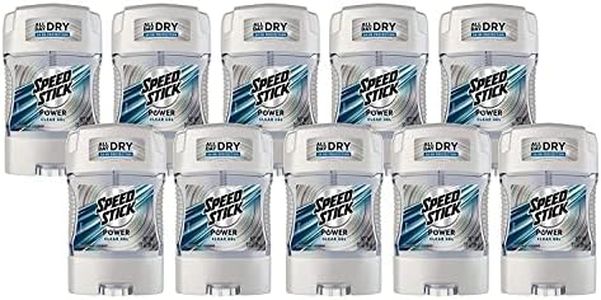 Speed Stick Anti-Perspirant Deodorant Power Gel, 3 Ounce (Pack of 10)