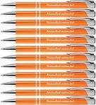 KOLOWKO Personalized ballpoint pen with name or greeting, customized pen, 0.5mm black ink, suitable for men women office school business promotion wedding ballpoint pen gift