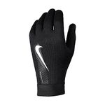 Nike Unisex Soccer Gloves Academy Therma-Fit, Black/Black/White, DQ6071-010, L