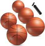 Bedwina Mini Basketball - 6 Inch (Pack of 5) - Mini Hoop Outdoor Basketball Set & Indoor, for Small Basketball Hoops & Pool Basketball Parties - Kids Basketball Party Favors