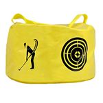 ASENVER Golf Swing Impact Trainer Bag Golf Power Smash Bag (Yellow)