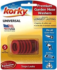 Korky 901BP Garden Hose Washers, Red