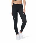 Under Armour womens Authentics Leggings , Black (001)/White , Medium